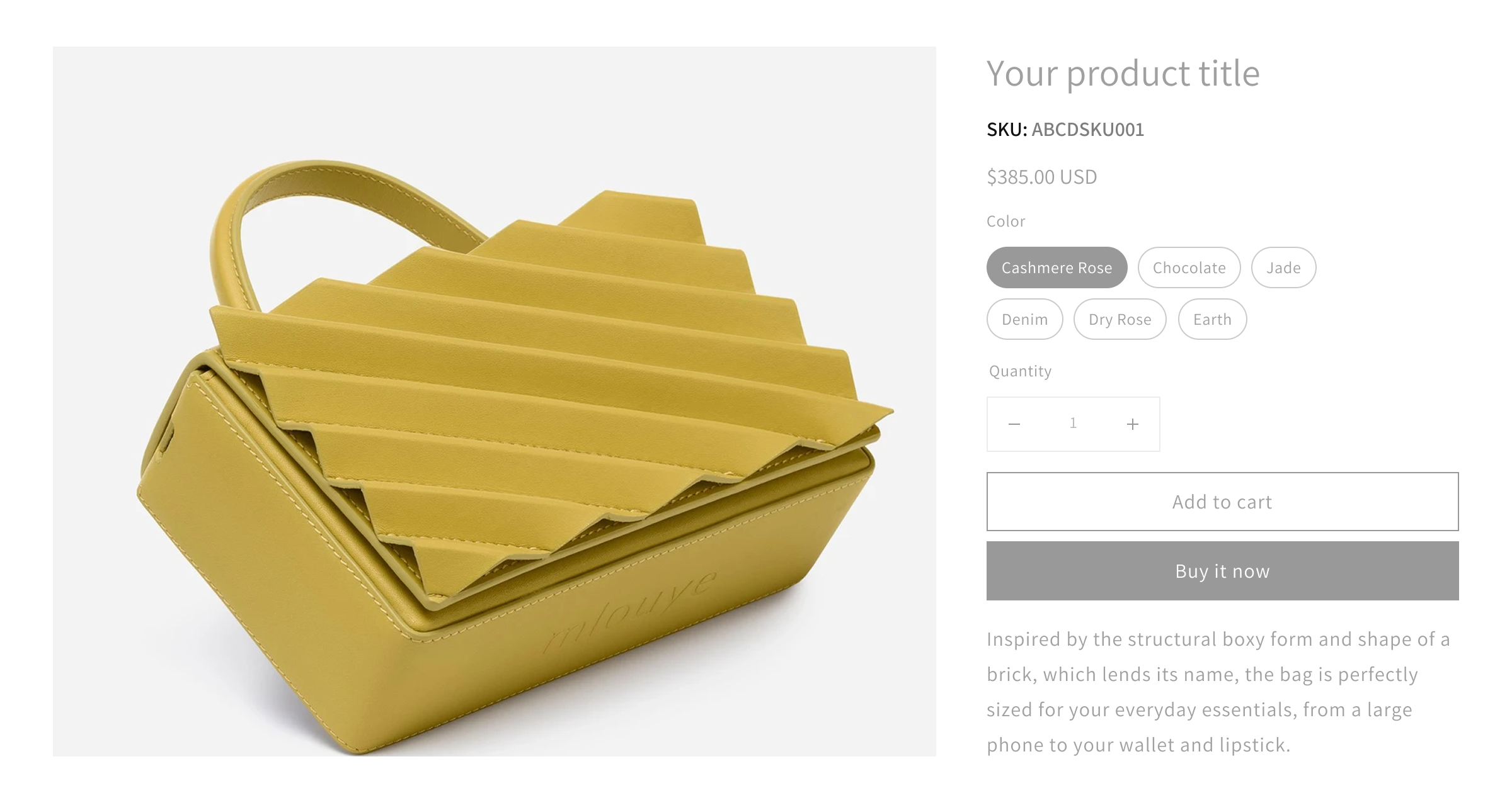 Product SKU Block for Horizon theme (Free Snippet)